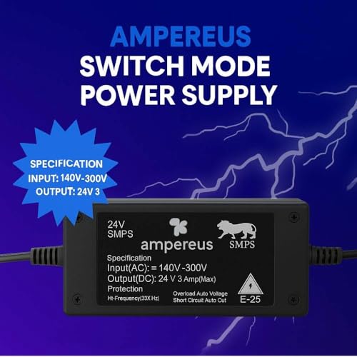 Image of AMPEREUS RO Adapter 3.5 Amp 24V SMPS | Reliable Adapter for RO Purifier | Stable Power Supply for All Type of Domestic RO Water Filters and Purifiers | Durable & Safe Performance
