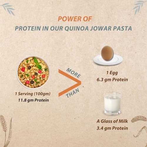 Image of Organic Wisdom Millet Pasta Combo | Pack of 4 | Multi Millet, Moringa, Beetroot Ragi & Quinoa Jowar | 180g Each | No Maida, No MSG | High Protein & Fiber