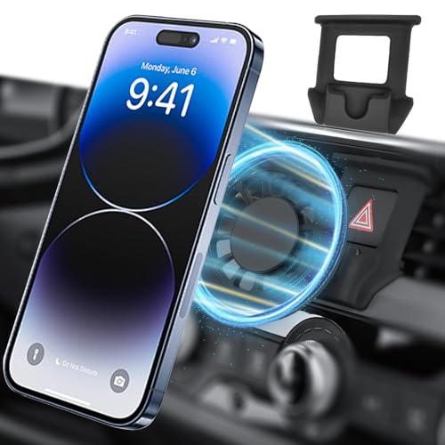 Zchan Car Phone Holder Mount for Audi A4/S4/A5/S5/RS4/RS5 2017-2025 Car Accessories Car Mount 360°Rotation for Car Phone Holder Magnetic Hands Free Compatible with iPhone Samsung Smartphones