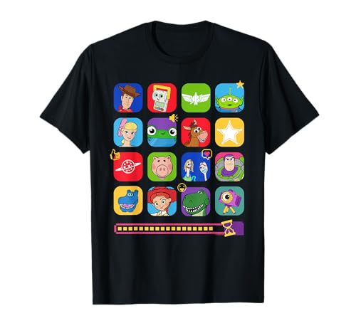 Image of Disney and Pixar's Toy Story 5 Character Portrait Grid T-Shirt