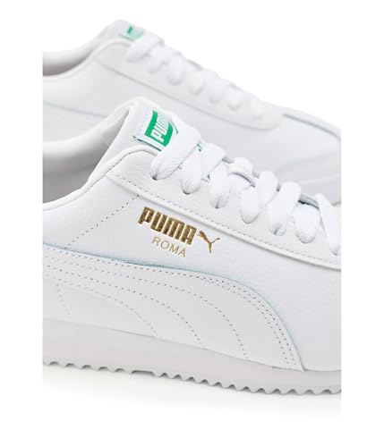 PUMA Puma Men's Roma, 24-Standard-Puma White-Archive Green, 10