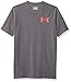 Under Armour Men's Whitetail Skull T-Shirt, Carbon Heather/Red, X-Large
