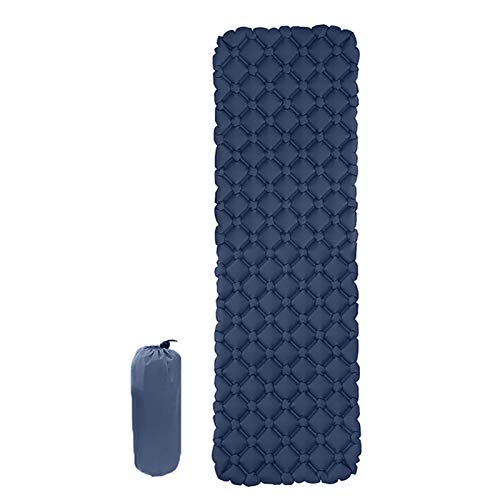 Dyqyym Colchoneta inflable impermeable para exteriores, para senderismo, para dormir, para viajes, plegable, portátil, para acampar, hermoso paisaje