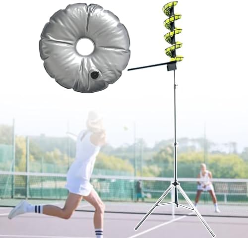 Portable Tennis Ball Tosser(4Kg), Electric Tennis Ball Dropping Machine, for Self-Play/Ball Launcher Beginners/Coaches/Home-Court, Efficient Feed Buddy