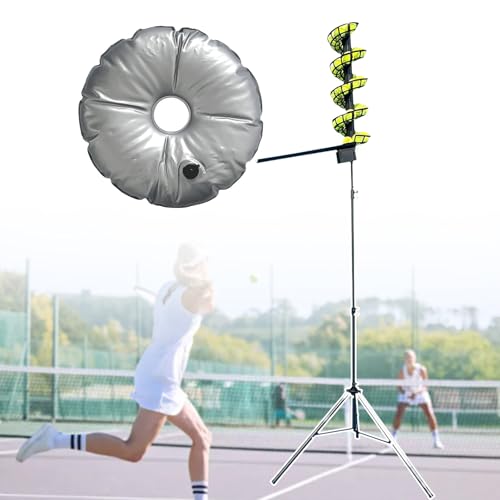 Lanceur de balle de tennis électrique pour jouer dans le jardin et s'amuser en famille