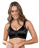 Leonisa Women's Posture Corrector Wireless Back Support Bra, Black, 36D