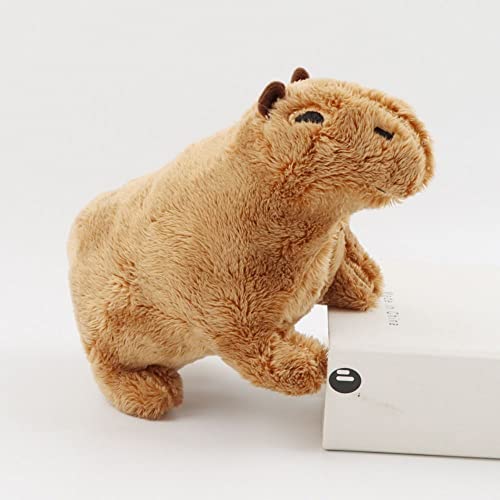 Mixdameny 7.8 In Capybara Stuffed Animal,Cute Cartoon Animal Doll Super Soft Plush Figure Toy Gifts For Children #TOP2
