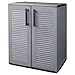 Garden Storage Cabinet with Adjustable Shelf and Steel Hinges for Patio Storage, 26.8