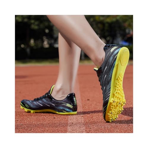 JKXK 陸上スパイク 短距離 ジュニア 22.5cm ブラック