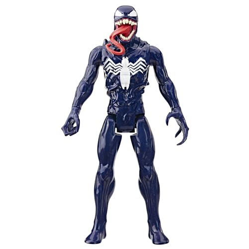 Spider-Man Marvel VenomVersus Titan Hero Series Venom Action Figure, 12-Inch Super Hero Figures & Toys for Kids Ages 4+