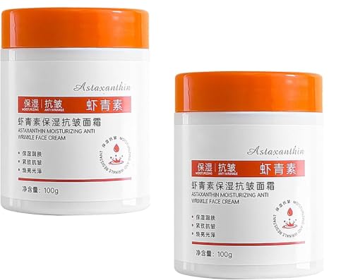Crema antiarrugas con astaxantina que reafirma y tensa la piel madura con hidratación profunda