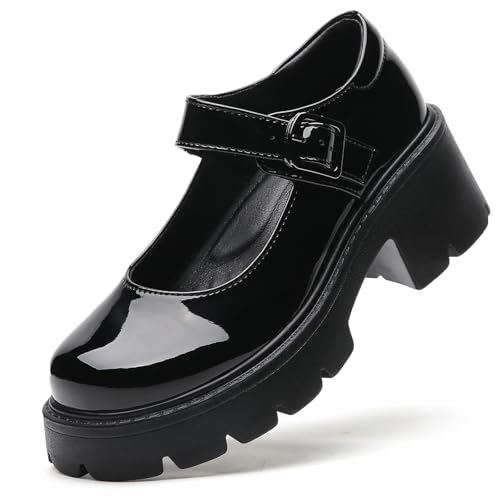 Image of Mary Jane Shoes Women Platform Mary Janes for Women Chunky Heels Women's Pumps Fashion Comfortable Dressy Casual Work School Office Shoes