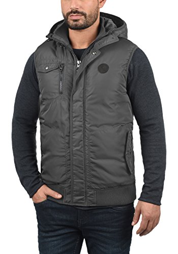 Solid Dafino Gilè Giubotto Piumino con Cappuccio