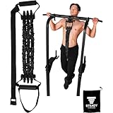STEADY 懸垂アシストチューブ 筋トレグッズ 最大70kg/85kg補助 ハンドル付き 女性にも 健康器具 懸垂バー 懸垂マシン ぶら下がり健康器 ホームジム ディップスバー 運動器具