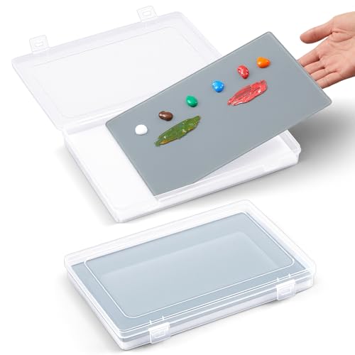 Nuanchu Glass Oil Paint Palette Set (4 Pcs)