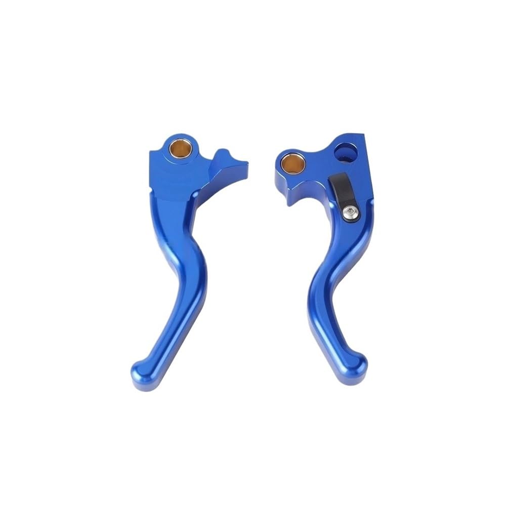 Wghposqtj Blue Hand Brake Clutch Levers Brake Lever Clutch Levers Set Front Handlebar Control For Touring Electra Glide Cl&Assic Fltr Flht Flhx