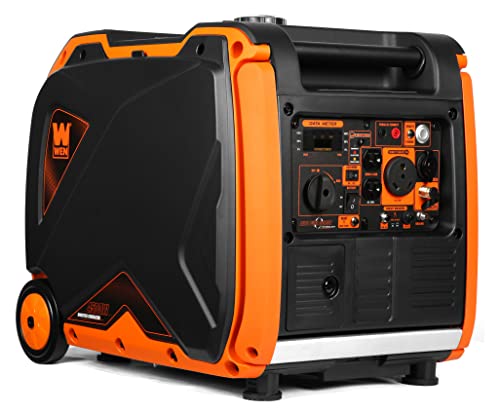WEN DF452iX Super Quiet 4500-Watt Remote Electric Start Dual Fuel RV-Ready Portable Inverter Generator with Fuel Shut-Off and CO Watchdog