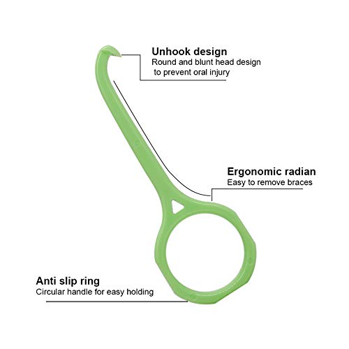 Image of 10PCS Aligner Removal Tool,5 Colors Portable Aligners Remove Hook Braces Removal Kit for for Invisible Braces