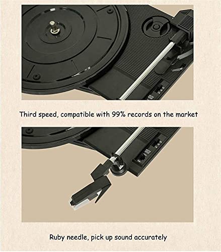 Platine Tourne-Disque 3 Vitesses avec Haut-parleurs stéréo intégrés, Prend en Charge la Sortie USB/RCA/Prise casque/MP3/lecture de Musique sur téléphones portab - Les Beatles, Paul McCartney, John Lennon, RIngo Starr, George Harrison Platine Tourne-Disque 3 Vitesses avec Haut-parleurs stéréo intégrés, Prend en Charge la Sortie USB/RCA/Prise casque/MP3/lecture de Musique sur téléphones portab – Image 6