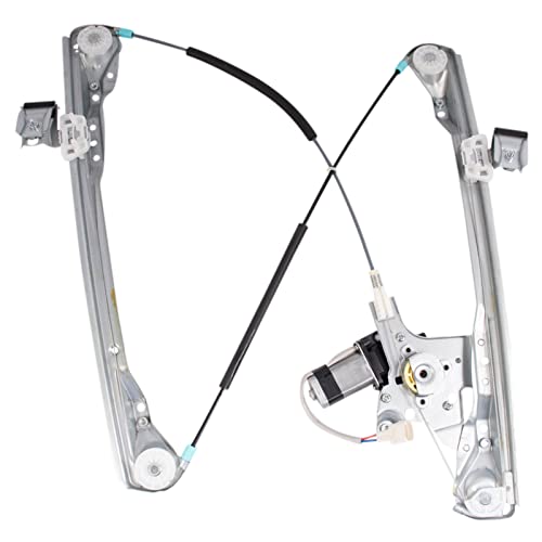 Image of TRQ Front Right Power Window Regulator & Motor Assembly Passenger Side Compatible with 2008-2011 Ford Focus
