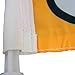 FANMATS 61891 Vegas Golden Knights Ambassador Car Flags - 2 Pack Mini Auto Flags, 4in X 6in, Perfect for Hood or Trunk - Gray