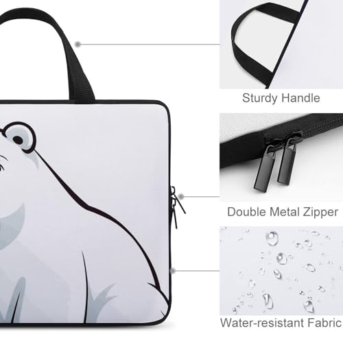 Housse ordinateur 15" ours polaire pochette tablette PC portable