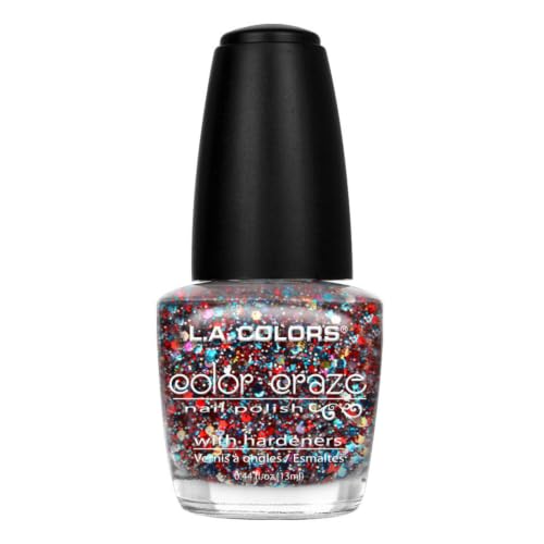 L.A. COLORS Color Craze Polish, Confetti CNP548 (Pack of 3) image 4