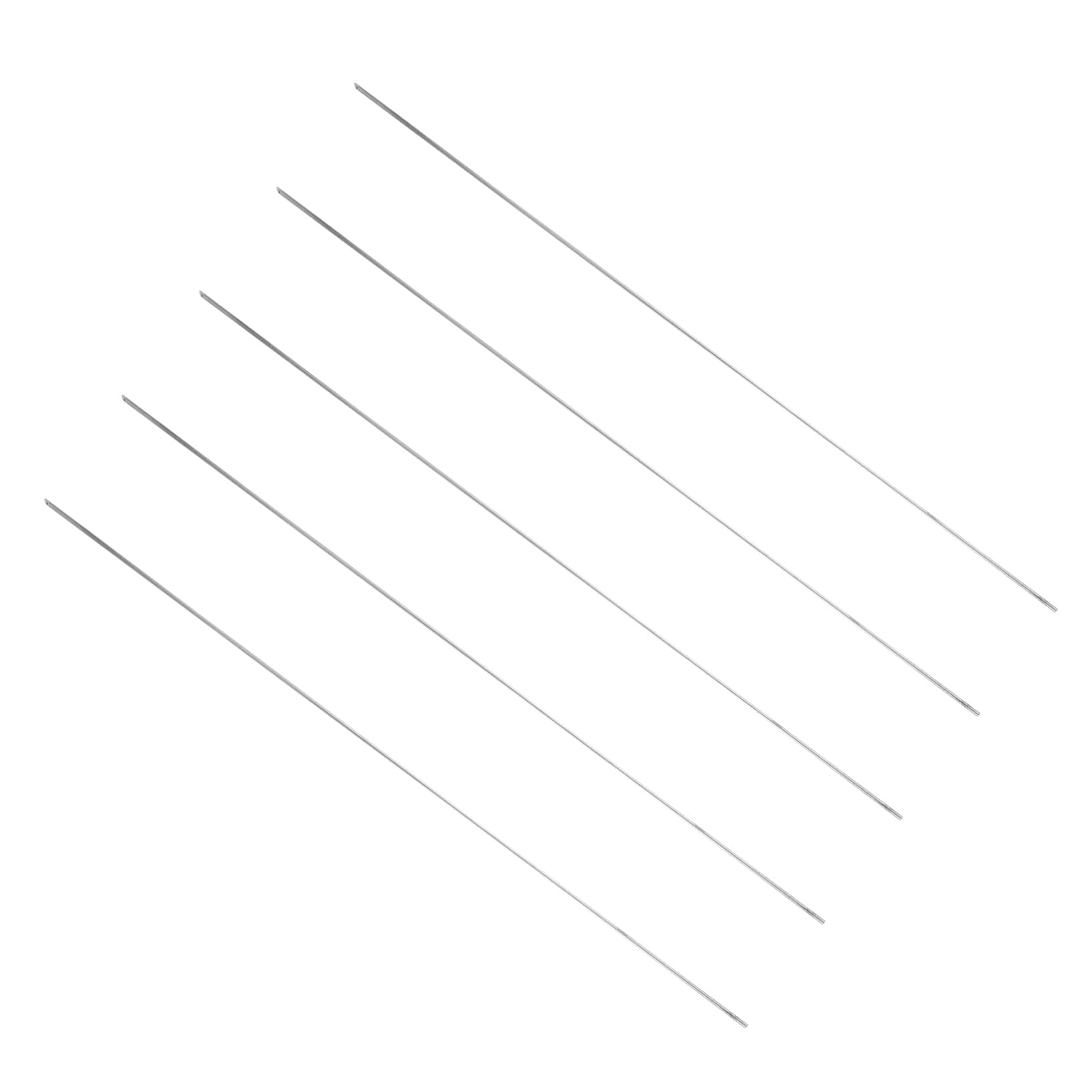 Cabilock 5 Pezzi Aghi Esca in Acciaio Resistente per Pesca Ago per Vermi Rapido e Pulito Accessori per Montaggio Esche in Acqua Leggera e Salata Attrezzatura Portatile per Pescatori