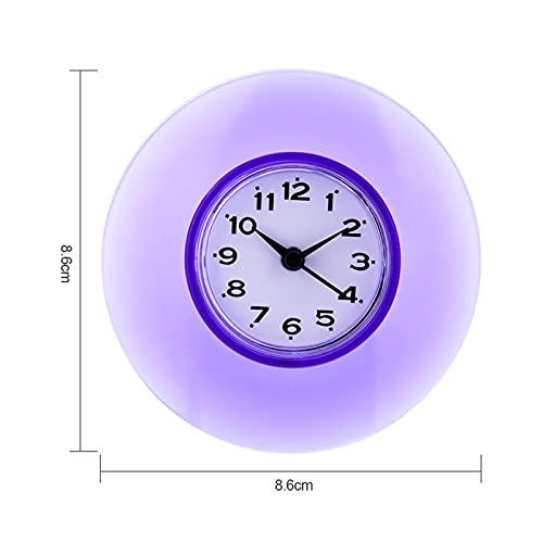 YUMILI Wall Clock, Mini Cute Mirror Suction Wall Clock Quartz Clock - Image 2