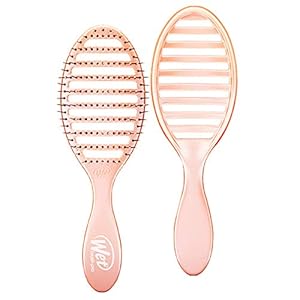 Wet Brush Speed Dry Hair Brush - Coral (Osmosis) - Vented Design and Ultra Soft HeatFlex Bristles Are Blow Dry Safe With Ergonomic Handle Manages Tangle and Uncontrollable Hair - Pain-Free