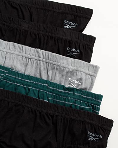 Reebok Low Rise Mens Underwear Briefs - 5 Pack Performance Briefs Cotton Underwear For Men with Contour Pouch (Sizes: S-XL)3