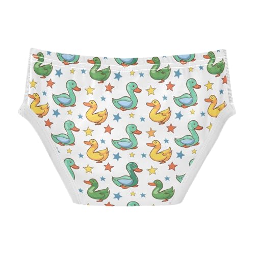 Cartoon Duck and Star Boys' Underwear 100% Cotton Boys' Briefs Soft Toddler Underwear2