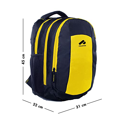 Image of POLE STAR Noble 32 L Bag for College, School, Office, Casual Multipurpose Backpack with 15.6 inch Laptop Compartment, Water Resistant, Unisex Design, Stylish & Durable, 1 Year Warranty