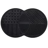 Norate Makeup Brush Cleaner, Makeup Brush Cleaner Mat, Make Up Brush Cleaner Cleanser, Silicone Brush Cleaning Mat, Makeup Cleaner for Makeup Brushes & tools, Stocking Stuffers for Women