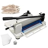 IYUESQ Hochleistungs-Papierschneider-Set, geeignet für A4-Papier, Kapazität: 400 Blatt, Hochgeschwindigkeits-HSS-Stahlklinge, ideal für Büro, Schule und Zuhause, Weiß