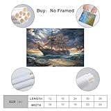 Zoom IMG-1 rndkauuie sailboat quadro su tela Zoom IMG-1 rndkauuie sailboat quadro su tela