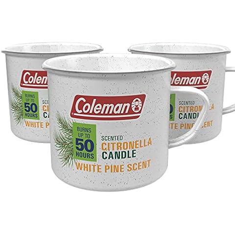 Coleman Pine Scented Citronella Candle Pack Cover