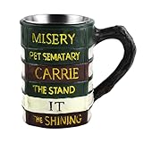 AecveXong Literary Stacked Mug – 3D Book Spine Fantasy Novel Coffee Mug, Classic Adventure Fiction Inspired Drinkware for Book Lovers, 13.5 Ounces