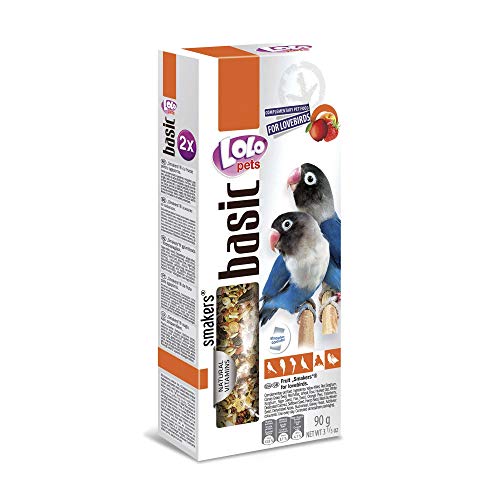 LOLO Pets Lolo 2 Barritas Frutas 90 Grs,Agapornis 136.25 g