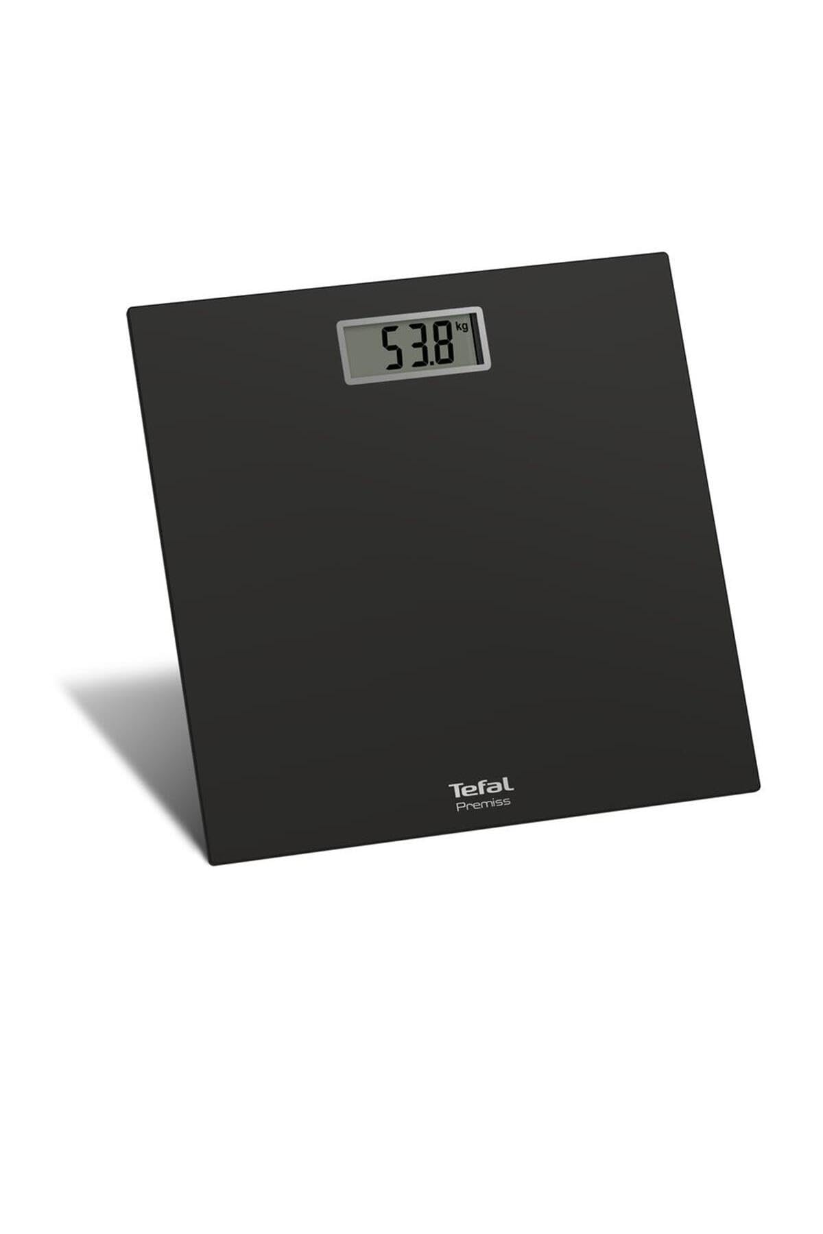 Tefal Premiss PP1400 balance, Affichage facile à lire, Plateau spacieux, Jusqu'à 150 kg, Mise en marche et arrêt automatique, Noir