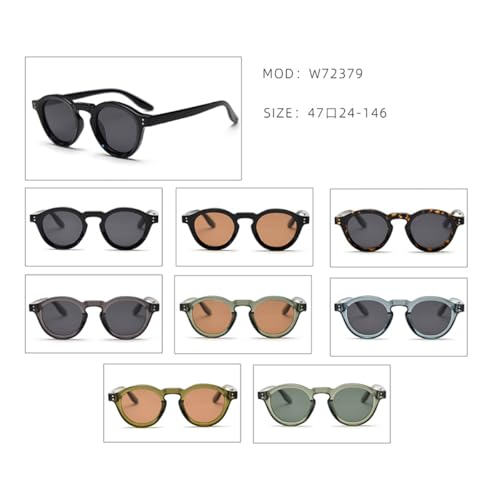 Unisex Polarized Sunglasses Retro Women Tr90 Round Sun Glasses Men Uv400 Sun Shades Circle Frame Decoration4