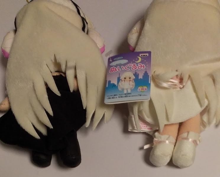 Amazon.co.jp: ちょびっツ ぬいぐるみ 黒ちぃ 白ちぃ : おもちゃ