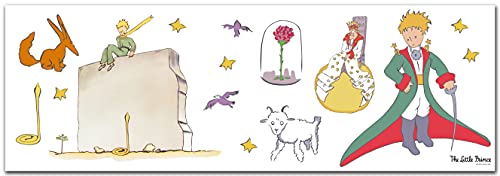 Panorama Stickers Adhésif Le Petit Prince Pack de 15 Autocollants - Stickers Muraux Enfants - Vinyle Adhesif - Le Petit Prince - Sticker Mural - Adhesif Mural - Autocollants Enfants