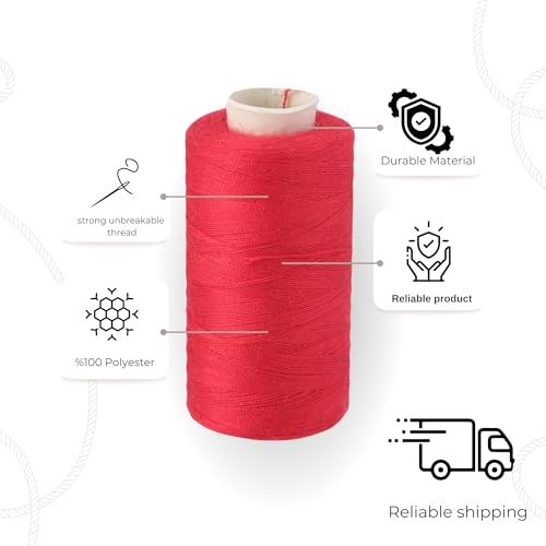 Hilos de costura serger 10 conos 500 yardas cada uno miniatura 3
