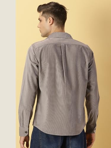 Image of Thomas Scott Men's Cotton Slim Fit Premium Corduroy Casual Shirt