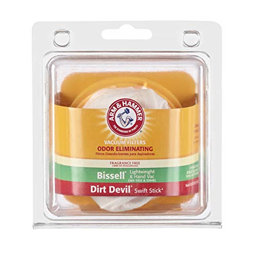 Arm & Hammer Bissell Lightweight Hand Vac/Dirt Devil Swift Stick Allergen Dust Cup Filter