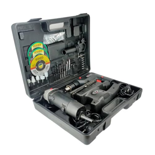 Juego completo de herramientas eléctricas taladro atornillador de 500 W amoladora lijadora excéntrica