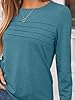 AUTOMET Long Sleeve Shirts for Women Pleated Dress... #4