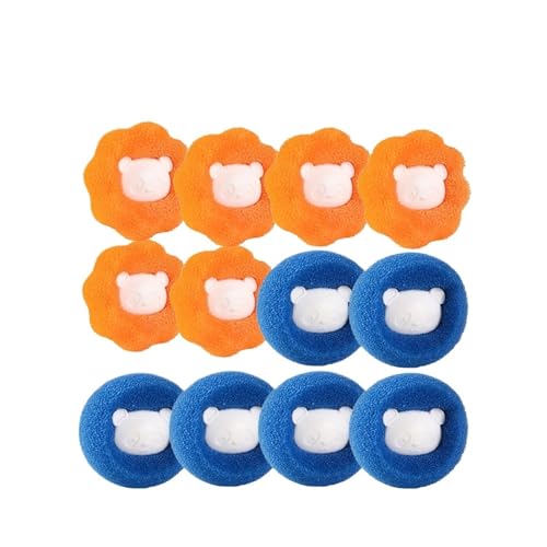 Reusable Laundry Balls for Pet Hair Removal - Lint Catcher for Washing Machine - Cleaner for Clothes - Home Cleaning Tool(Blue O