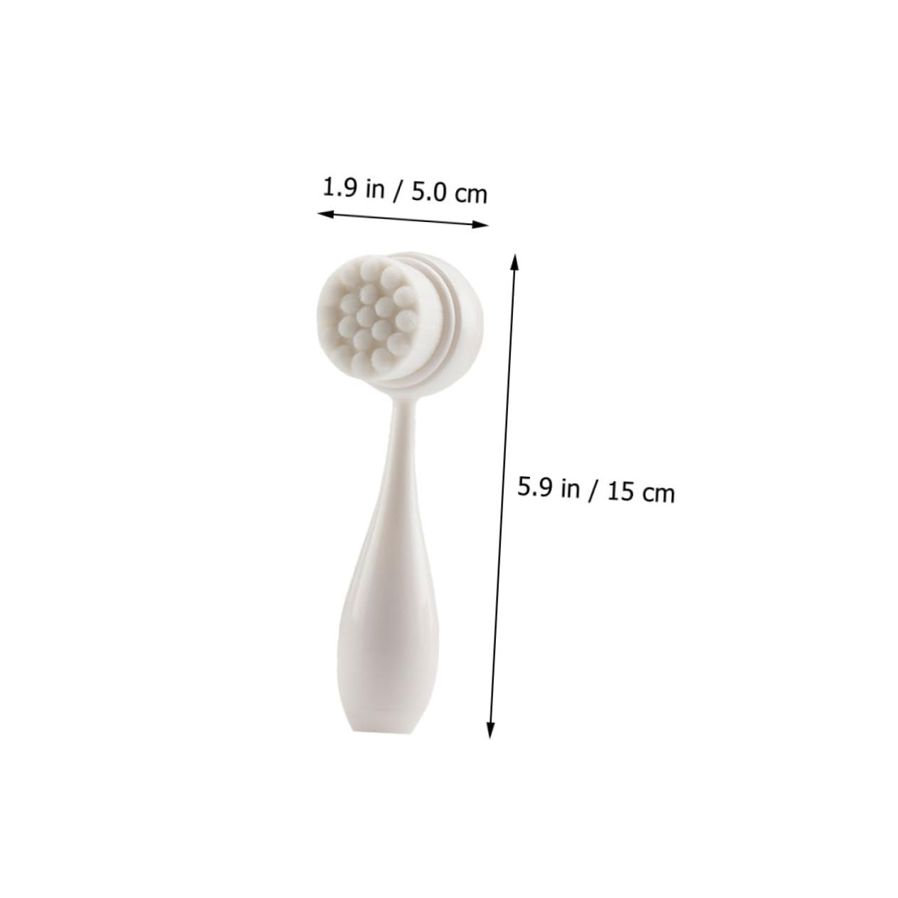 NIYANGLE Silicone Face Brush Set 3pcs Facial Cleansing Brush Manual Facial Cleansing Tool